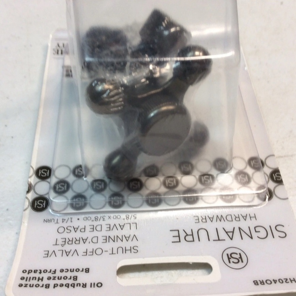 Signature Hardware SH204ORB 5/8x3/8 Cross Angle Shut-Off Valve Oil Rubbed Bronze